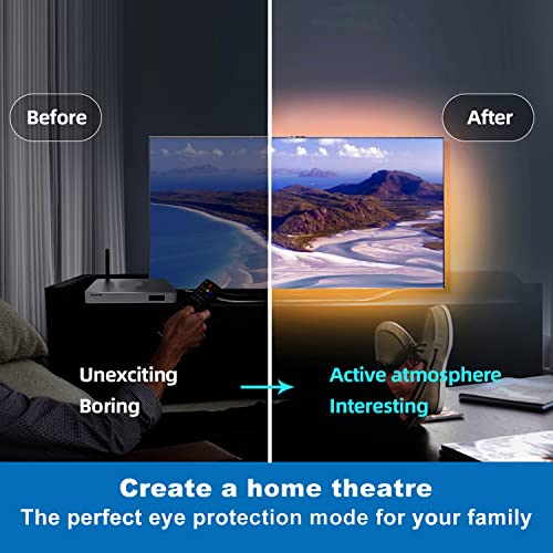 Tenmiro 32.8ft Led Strip Lights, RGB LED Smart Music Sync Color Changing LED Lights Strips with Remote Led Lights for Bedroom, Kitchen, Home, TV, Parties and Fstivals - size: 32.8FT