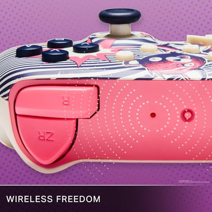PowerA Wireless Controller for Nintendo Switch - Fortnite: Cuddle Team Leader, Switch Lite/Switch-OLED Model, Nintendo Switch 2, AA Battery Powered (Battery Included), Bluetooth, Motion Controls, Officially Licensed - style: Fortnite Cuddle Team Leader