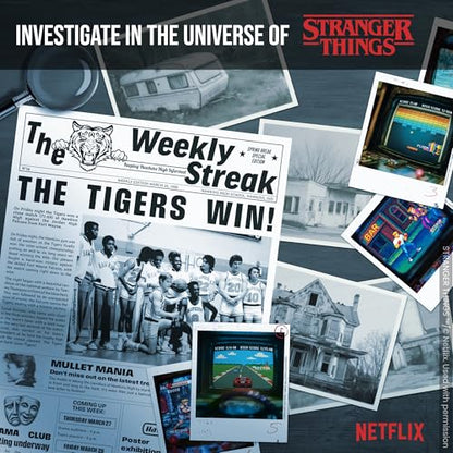 PROFILER Stranger Things - The Shadows of Hawkins - Board Game Escape Game - Immersive and Collaborative Investigation Game, 1-6 Players