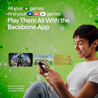 BACKBONE One Mobile Gaming Controller, Xbox Edition, USB-C | For iPhone 15/16/17 & Android, Play with Xbox Game Pass Ultimate (1-Month Access), Stream from Console or PC & More - color: Xbox Edition