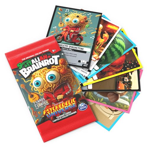 Trading Card Game 24-Pack Wave 1 Booster Box | Psychedelic Universe, Includes 168 Cards Total, 24 Blind Booster Packs, Collect 150 Cards from TCG Wave 1, For Ages 8 & Up - style: 24-Pack Blind Booster Box, 168 Cards