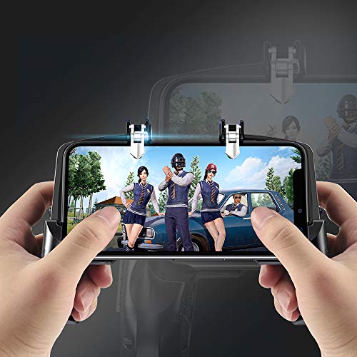 Newseego for Mobile Game Controller, Game Controller Gamepad with L1R1 Trigger for Sensitive and Aim Trigger Controller for Android & iOS for Rules of Survival