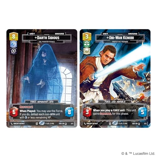 Asmodee Star Wars: Unlimited Gift Box - Collectible Trading Card Game Expansion, Includes 8 Booster Packs, 2 Exclusive Variant Cards & Oversized Leader, Ages 12+, 2+ Players, 20 Minute Playtime