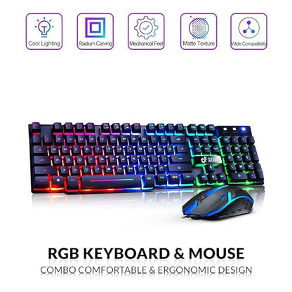 HP RGB Gaming Desktop PC Bundle - Intel Core i7 6th Gen, 16GB DDR4 Ram, 1TB SSD, Radeon RX - 550 4GB GDDR5, 24-Inch Monitor - Prebuilt Gaming Computer, RGB Set - Windows 11 Pro (Renewed)