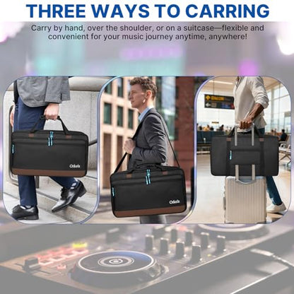 ORKELS DJ Controller Case for DDJ-GRV6, DDJ-REV5, DDJ-REV7, DDJ-FLX6-GT, DDJ-800, XDJ-RR, DDJ-1000SRT, RX, S8, DDJ SX, SX2, SX3, Inpulse 500 DJ Controller - size: DDJ-SX/SX2/SX3/FLX6/FLX10/REV5/REV7