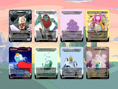 Adventure MTG Commander Deck – Adventure Time Edition – 100 Proxy Full Art Cards (Cards Plus PU Leather Case) - style: Cards Plus PU Leather Case