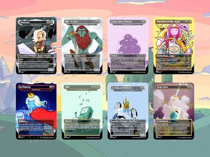 Adventure MTG Commander Deck – Adventure Time Edition – 100 Proxy Full Art Cards (Cards Plus PU Leather Case) - style: Cards Plus PU Leather Case
