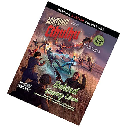 Achtung! Cthulhu 2d20: Mission Dossier 1 - Behind Enemy Lines - Expansion Book, Roleplaying Game - style: Dossier 1