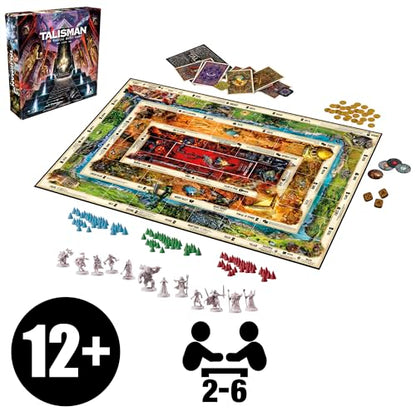 Avalon Hill Talisman: The Magical Quest Board Game, 5th Edition | Fantasy Tabletop Adventure Games | Ages 12 and Up | 2 to 6 Players | Roleplaying Strategy Games - style: Talisman