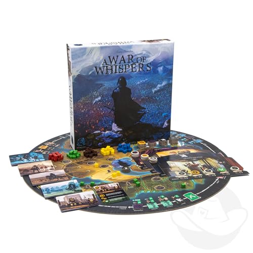 A War of Whispers 2nd Edition Strategy Board Game, Adults & Teens | A War of Whispers 2nd Edition; intrigue & diplomacy strategy game; for adults & teens