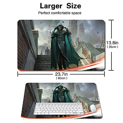 Board Game MTG Playmat Games Size 60X35 cm CCG Compatible for MTG CCG RPG Trading Card Game (Jace Beleren 3) - color: Jace Beleren 3