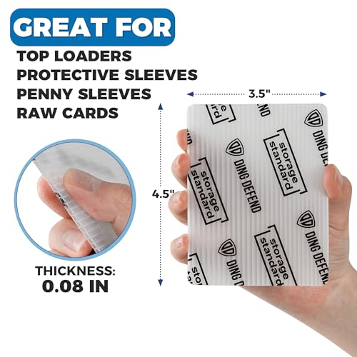 Trading Card Shipping Protectors - Premium Ultra Strong Plastic Inserts - 110 Pack - 3.5'' x 4.5'' - color: White - 110 Pack
