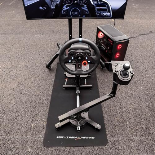 Arozzi Velocita Universal Racing Simulator Cockpit Compatible with Most Racing Sim Gear and Gaming Chairs Collapsible Telescopic and Portable - Black - color: BLACK