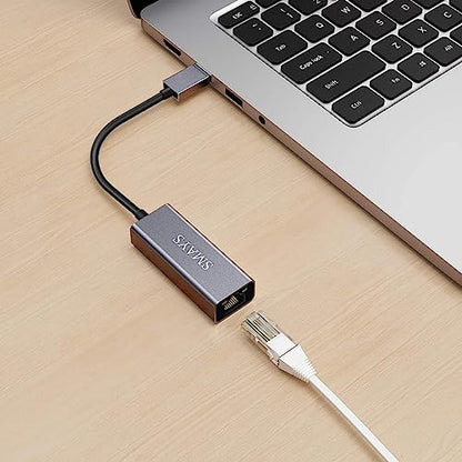 USB 2.0 to Ethernet Adapter for Nintendo Switch and Laptop – Wired LAN Network Adapter