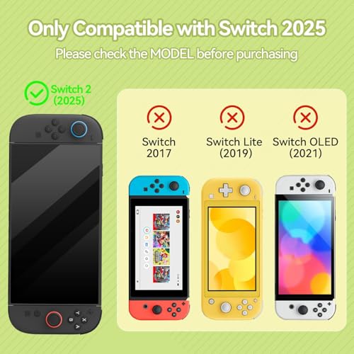 GeekShare Full Protective Shell Compatible with Switch 2, Hard PC Cover Case Designed for Switch 2025 Game Console and Joy Con Controllers - The HEI Series - color: The Hei2