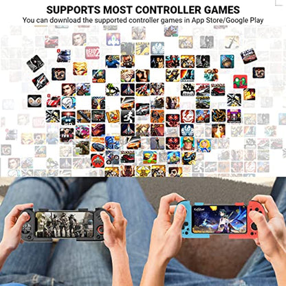 arVin Phone Game Controller for iPhone iOS Android with Magnetic Storage, Mini Pocket Size Gamepad for iPhone 15/14/13, Samsung Galaxy 23/22/21, TCL, One Plus, Call of Duty Mobile, Genshin, Diablo