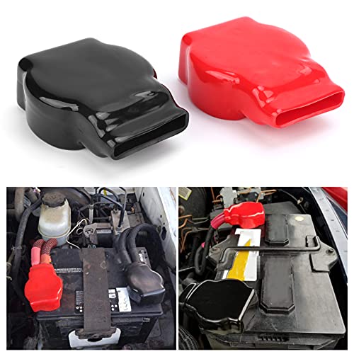 Battery Terminal Covers, Positive Negative Top Post Insulating Protector Universal for Car Motorcycle Truck