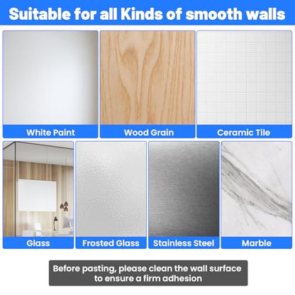 2-Pack Wall Holder for Remote Control,Clear Wall Remote Control Holder,for TV & AC Remotes,No Drilling Required, Also Suitable for Pens & Small Office Supplies