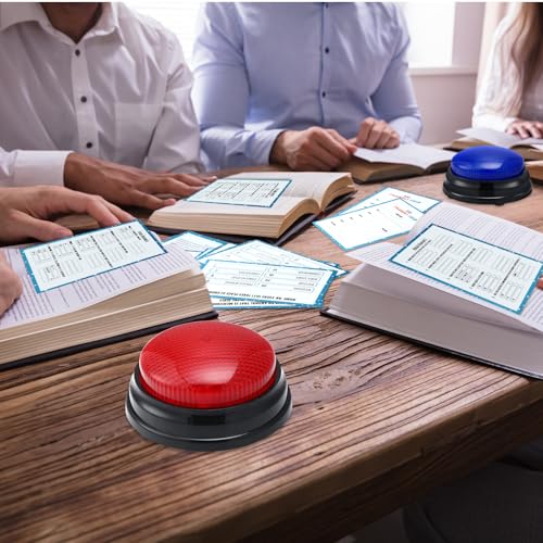Christian Bible Friendly Feud Game with 2 Answer Buzzers, Religious Feud Card Board Game Night Family Church Group Fun Trivia Quiz for Christmas Easter Party Office Class Team Building - style: Christian