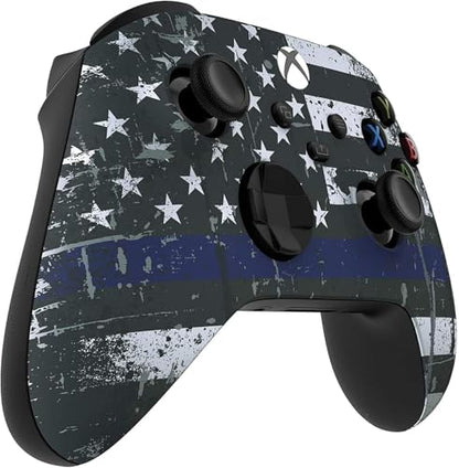 Custom Controllerzz Wireless Controller for Microsoft Xbox Series X/S & Xbox One - Custom Soft Touch Feel - Custom Xbox Series X/S Controller (X/S Blue Line) - color: X/S Blue Line