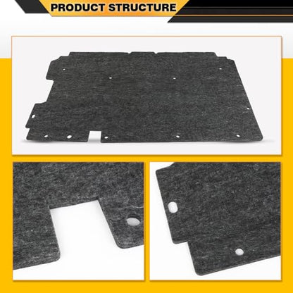 CNNELL Hood Insulation Pad Compatible with Chevy S10 GMC Sanoma 1994-2004, Compatible with Chevy Blazer GMC Jimmy 1995-2005 - style: 1994-2004 Chevy/GMC