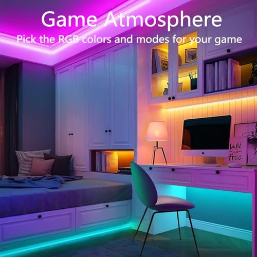 65.6FT Neon Rope Lights,Flexible Led Light Control with App/Remote,Multiple Modes,IP65 Outdoor Waterproof,Music Sync Strip for Bedroom - size: 65.6FT Neon Rope Lights