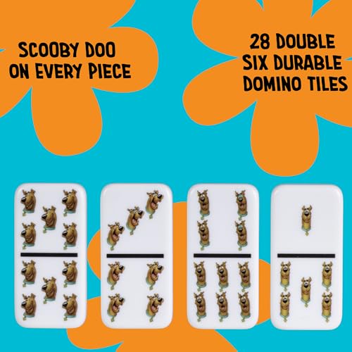 Scooby-Doo Family Games Bundle – Family Bingo Game & Double 6 Dominoes Game, Officially Licensed Scooby-Doo Games for Kids & Adults by AQUARIUS