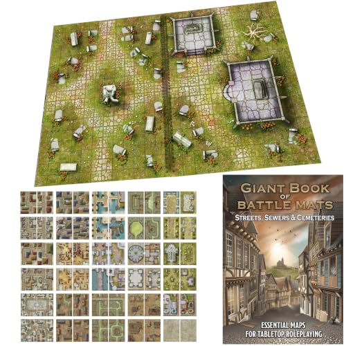 Giant Book of Battle Mats - Streets, Sewers & Cemeteries