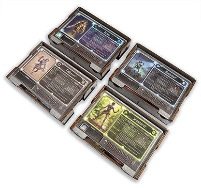SMONEX Wooden Organizer Compatible with Gloomhaven Board Game - Box Suitable for Storage All Gloomhaven Expansions - Insert and Storage Suitable for Gloomhaven (Gray)