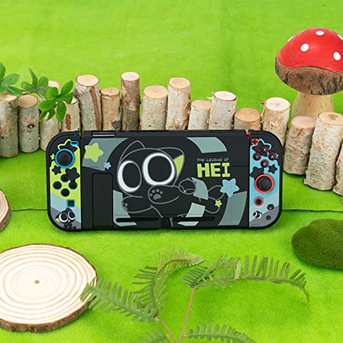 GeekShare Protective Case Slim Cover Case Compatible with Switch and Joy-Con - Shock-Absorption and Anti-Scratch - The HEI Series - color: The HEI