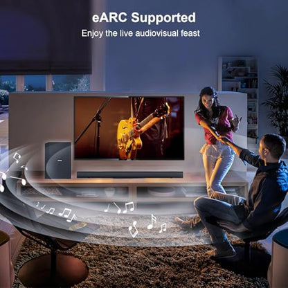 8K Fiber Optic HDMI Cable 10ft, 48Gbps Ultra High-Speed HDMI 2.1 Cable 8K@60Hz 4K@120Hz Dynamic HDR/eARC/HDCP 2.3, Directional HDMI Cord Compatible with Game Console PS5 Xbox Series X/Blu-ray/TV etc - size: 10 ft