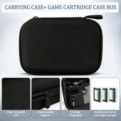 Carrying Case for Gameboy Advance SP,Game Case Holder for GBA SP Accessories,Accommodates 1 Charger,7 Game Cartridge Slots Simultaneously,Durable Portable Storage Bag for GBA SP,with 3 Cartridge Cases - style: GBA SP