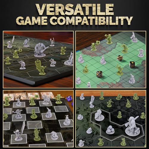 Path Gaming Fantasy Goblins Set – 46 Unpainted 28mm Figures for DND Miniatures for Dungeons & Dragons, RPG Miniatures, Bulk Tabletop DND Monster Figures for D&D Games