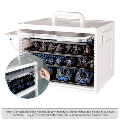 Jucoci Miniatures Storage Case Miniatures Transport Case - size: 1 PCS Set