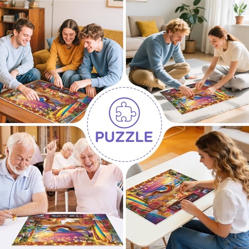 Jigsaw Puzzle 500 Pieces for Adults,Fun Summer Beach Sunset Scenery Puzzles | Hawaiian Vacation Puzzle Letter on Back,Nterlock Perfectly Frameable,Fun Challenging Perfect Birthday Party Gifts, 20.5x15 In - style: NightBeach