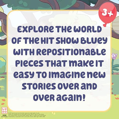 Colorforms Bluey Set - Repositionable Pieces Stick Like Magic - Scenes and Pieces from The Show Bluey for Storytelling Imaginative Play - Ages 3+ - style: Bluey