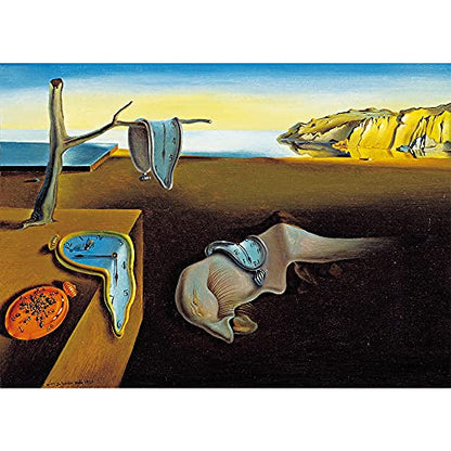 MaxRenard Game 1000 Pieces Jigsaw Puzzle Fine Art Collection Toy Salvador Dali The Persistence of Memory - color: A036