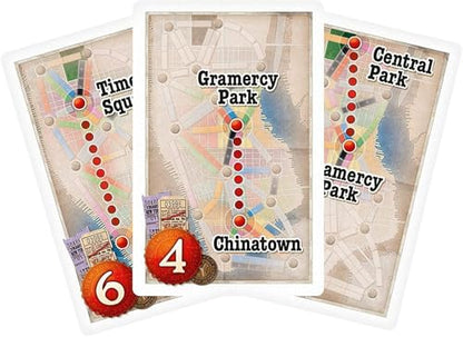 Asmodee Ticket to Ride New York Board Game - Train Route-Building Strategy Game, Fun Family Game for Kids & Adults, Ages 8+, 2-4 Players, 10-15 Minute Playtime