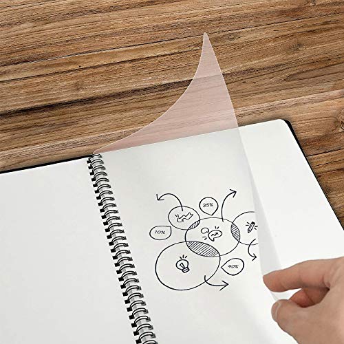 NEWYES Whiteboard Notebook Erasable Meeting Notebook Dry Erase White Board for Meeting, Business, Office, Home (A4)
