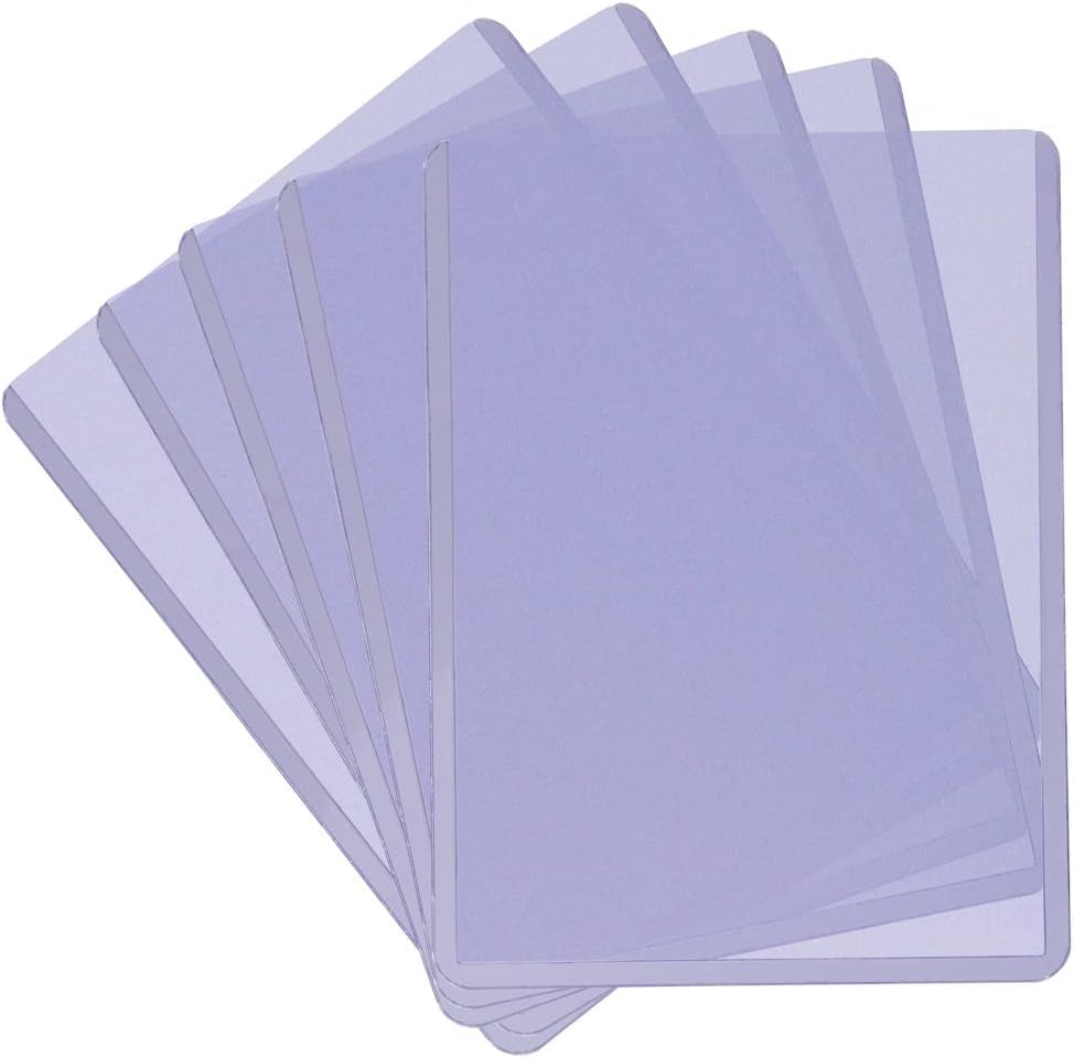 Ultra PRO 3" x 4" Clear Regular Toploaders for Cards with Card Sleeves Bundle Standard Size 300ct Trading Baseball Toploader Card Sleeve Protectors