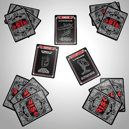 Hasbro Gaming Risk Strike Cards and Dice Game for Adults, Teens, and Kids, Quick-Playing Strategy Game, 2-5 Players, 20 Min. Average, Fun Summer Activities, Vacation Travel Essentials, Ages 10+