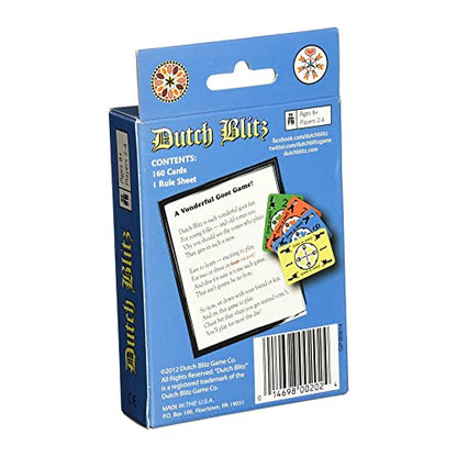 Dutch Blitz Expansion Pack - 4 New Card Colors - 160 Cards for 4 Players | Add 4 more players for 8 total, fast-paced Vonder-fast card game, includes carriage, bucket, pump and plow deck designs