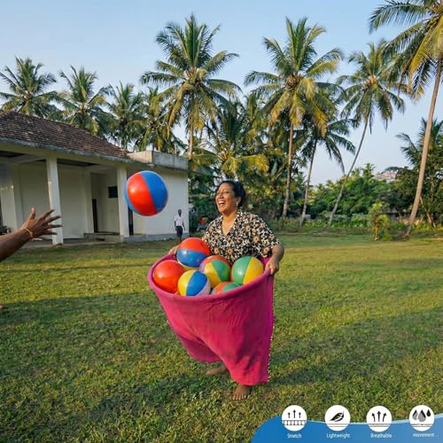 Granny Pants Yard Game, 2026 New Granny Pants Outdoor Game, 2pcs Giant Pants with 8 Bouncy Balls and Pump Set, Funny Giant Party Game for Adults, Lawn Field Game Set Gifts, Family Backyard Games