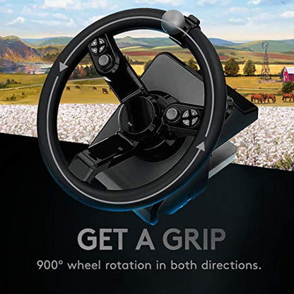Logitech G Farm Simulator Heavy Equipment Bundle (2nd Generation) | Steering Wheel, Pedals, Vehicle Side Panel