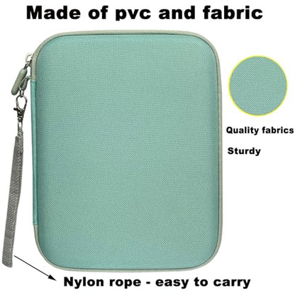 Card Case Compatible for Yoto Card Case Holder 80 Pockets Card Folder Card Binder with Zipper fit 2.3 * 3.4 inch Mini Audiobook Cards (Green) - color: Green