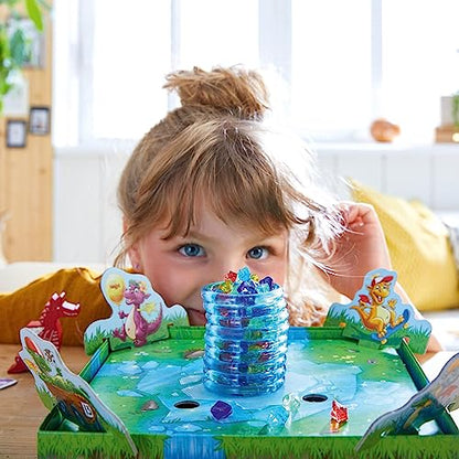 HABA Dragon's Breath Board Game - Award- Winning Board Games for Family Night and Exciting Tabletop Adventures for Dragon Fans Ages 5 and Up