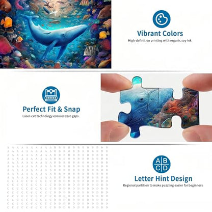 1000 Piece Puzzle for Adults, Guardian of the Ocean Jigsaw Puzzle for Adults, Embossed Texture, Premium Matte Finish, Fun and Challenging for Ocean Lovers - color: Guardian of the Ocean