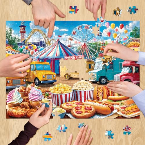 500 Pieces Puzzles for Adults, Amusement Park Jigsaw Puzzle - style: Amusement Park