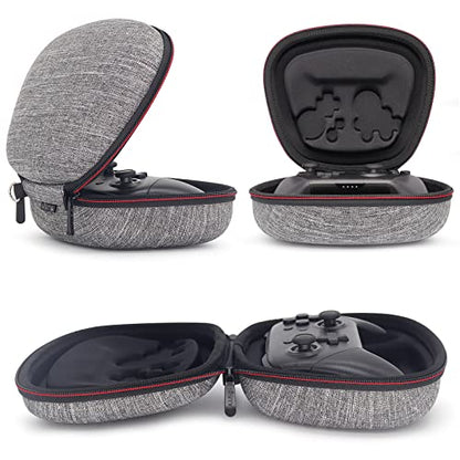 sisma Carry Case Compatible with Nintendo Switch & Switch 2 Pro Controller (2025), Hard Shell Travel Protective Case Portable Carrying Bag -Grey 1680d - color: Grey 1680d