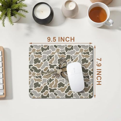 Camo Flying Bird Mouse Pad, Bird Lover Gifts, Wildlife Hunting Style Animal Mouse Pad for Home Office Computer Gaming Desk Essentials, 9.5x7.9 Inch - color: 13Child